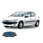 لنت ترمز عقب پژو 206 دیسکی الیجیبل کربن سرامیک RR10 - تصویر 2